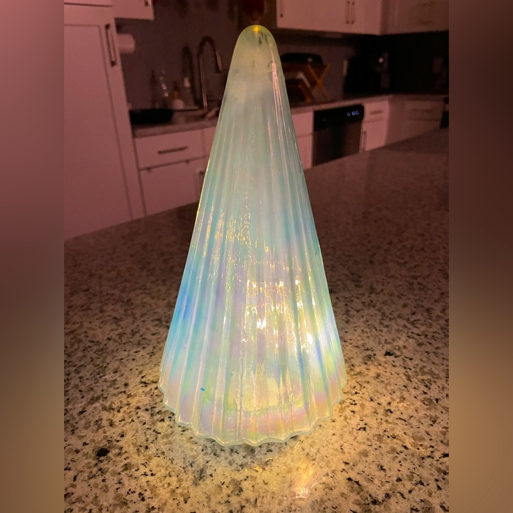 Blue Glass Decorative Tree Light